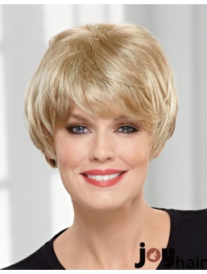 Short Curlable Topper Hair Piece