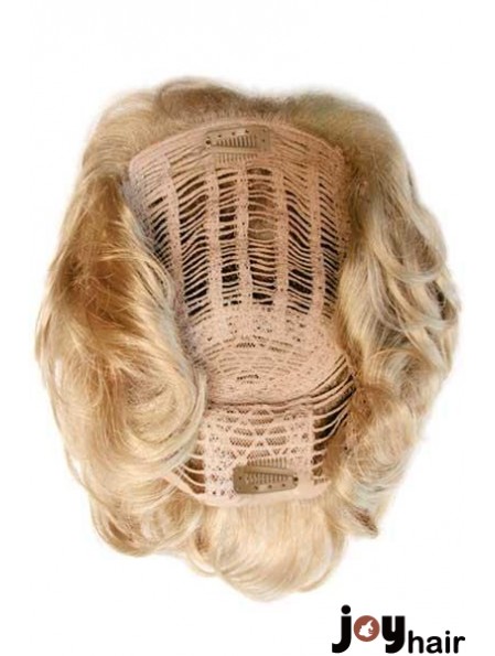 Synthetic Hair Piece Open Base Topper