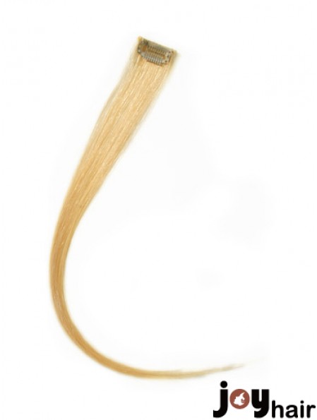 Trendy Blonde Straight Remy Human Hair Clip In Hair Extensions