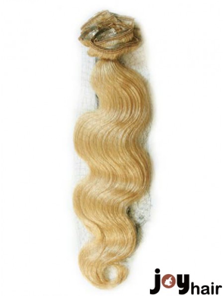 Blonde Wavy Gorgeous Remy Human Hair Tape In Hair Extensions