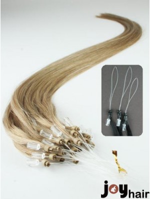 Good Blonde Straight Micro Loop Ring Hair Extensions