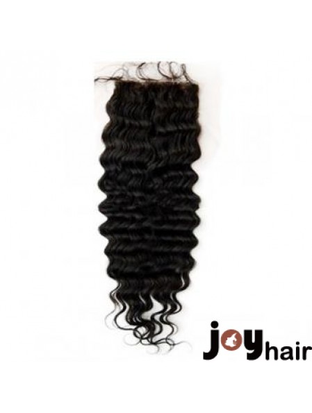 Sleek Black Long Wavy Lace Closures