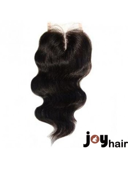 High Quality Black Long Wavy Lace Closures