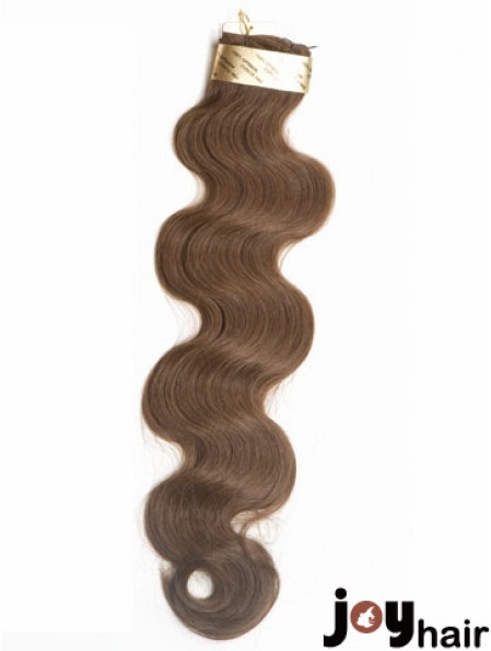 Brown Wavy Stick/I Tip Hair Extensions