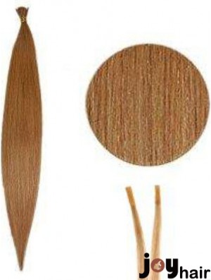 Auburn Straight Stick/I Tip Hair Extensions