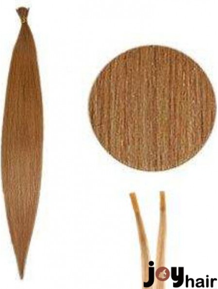 Auburn Straight Stick/I Tip Hair Extensions