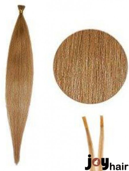 Blonde Straight Stick/I Tip Hair Extensions