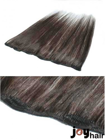 Gorgeous Brown Straight Remy Human Hair Clip In Hair Extensions