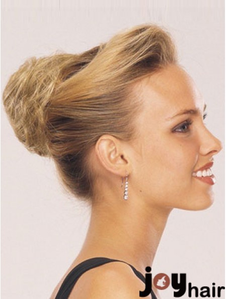 Blonde Red Wraparound Ponytail