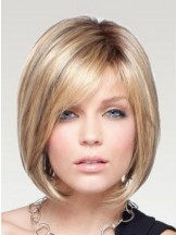 Bob Wigs Remy Human Monofilament Chin Length