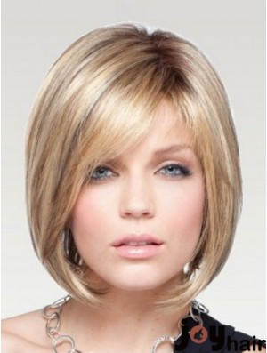 Best Chin Length Bob Wig Blonde Human Hair Wig