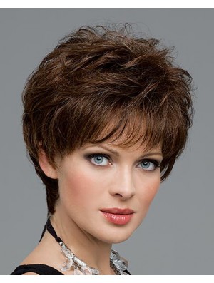 Natural Human Hair Lace Short Wig