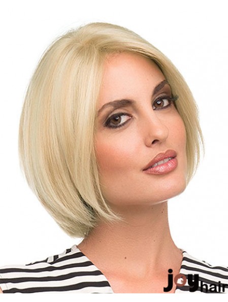 Chin Length Blonde Fashion 10 inch Straight Bob Wigs