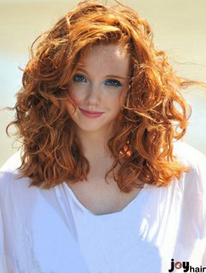 Real Hair  Wig Shoulder Length Cropped Color Wavy Style