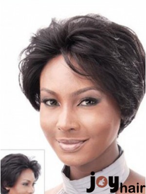 Fabulous Auburn Short Straight Layered Lace Front Wigs