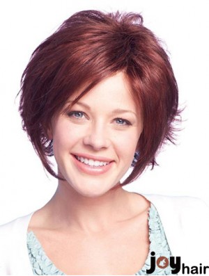 Chin Length Auburn Amazing 11 inch Straight Bob Wigs