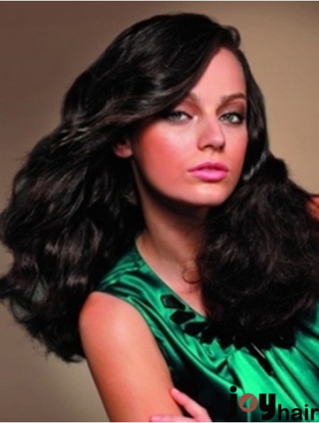 Human Hair Full Lace Wigs Sale With Bangs Black Color