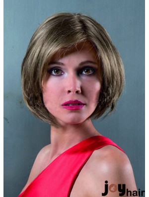 Lace Front Chin Length Straight Brown Discount Bob Wigs