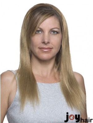 Straight 100% Hand-tied Blonde New Long Wigs