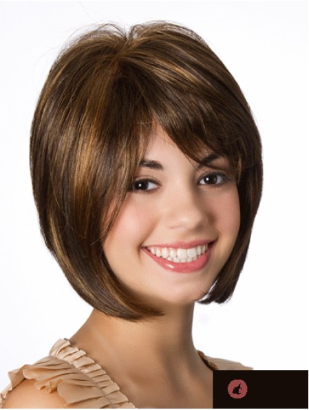 Lace Front Straight 10 inch Brown Bob Hairstyles