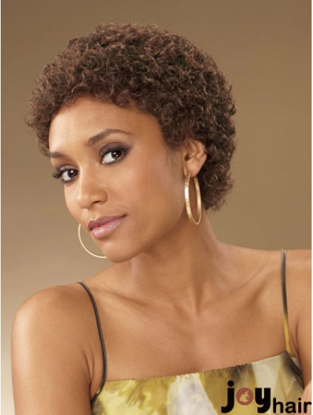 Lightweight Brown Short Curly Wig Online