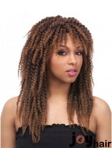 Kinky Curly Wig Layered African Wig UK Cheap Wigs For Black Women