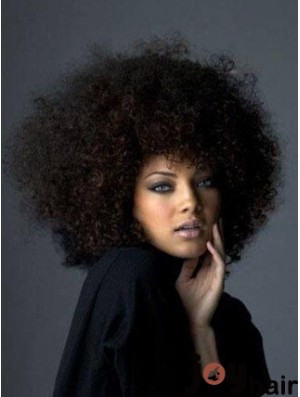 Hairstyles 14 inch Long Kinky Wigs For Black Women