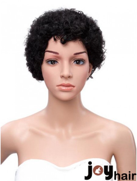 8 inch Black Lace Wigs For Black Women