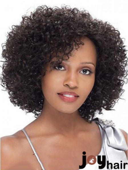 Brazilian Short Lacr Front Black Kinky Curly Lace Front Wigs