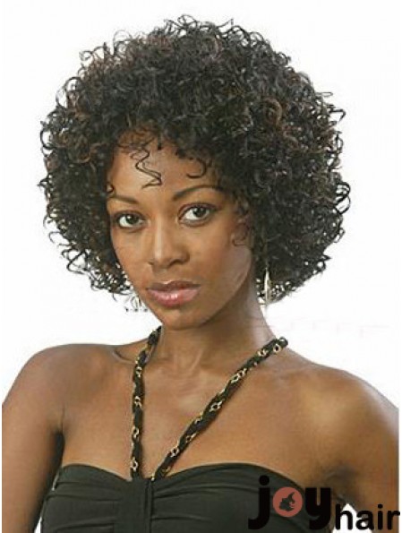 New 10 inch Chin Length Kinky Wigs For Black Women