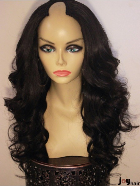 Long Black Wavy Layered Beautiful African American Wigs