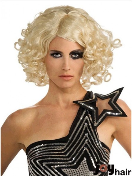 12 inch Incredible Chin Length Curly Bobs Lady Gaga Wigs