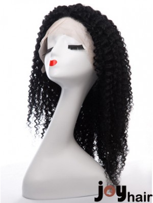 Durable Human Hair 22 inch Long Kinky Wigs For Black Women