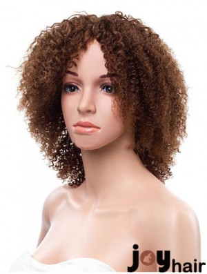 Short African American Hairstyles Remy Human Lace Front Brown Color