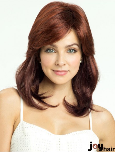 Straight Layered Shoulder Length Online Ombre/2 Tone Wigs