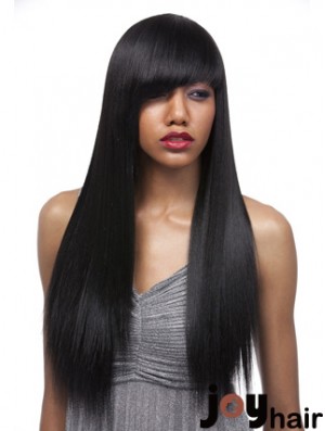 24 inch Black Lace Front Wigs For Black Women