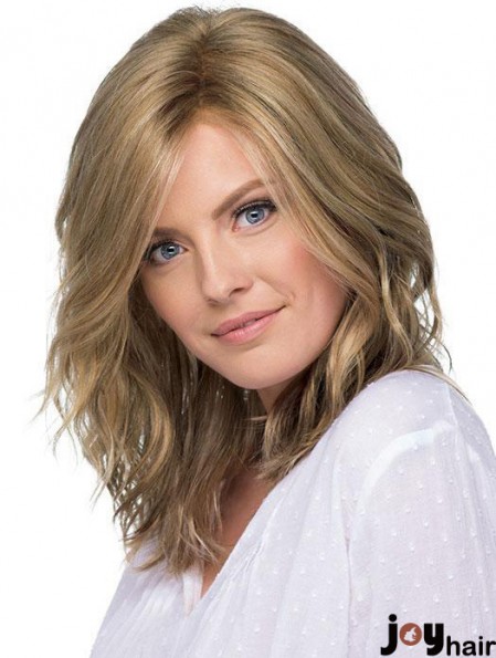 Layered 14 inch Shoulder Length Wavy New Medium Wigs