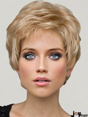 Cheap Short Blonde Lace Front Wig