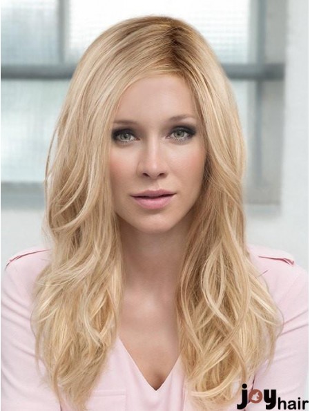 Layered Blonde Wavy 18 inch Long Synthetic Hair Wig