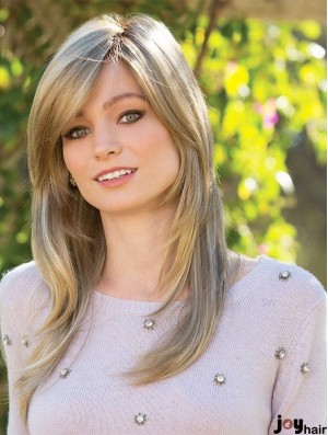 Long Blonde 16 inch Monofilament Online Long Wigs