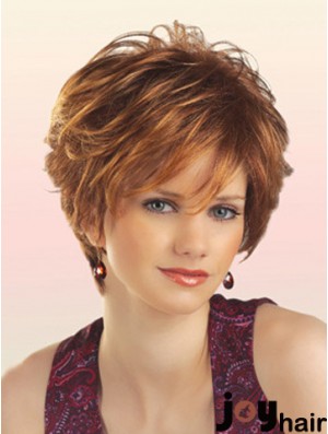 Cheap Synthetic Wigs With Capless Short Length Layered Cut