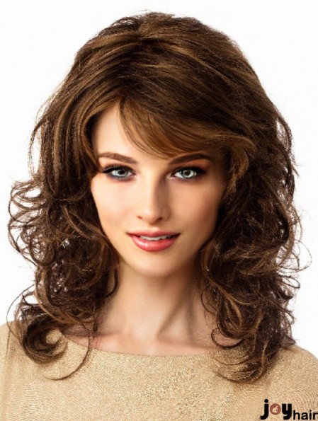 Long Wavy Brown 14 inch Lace Wigs