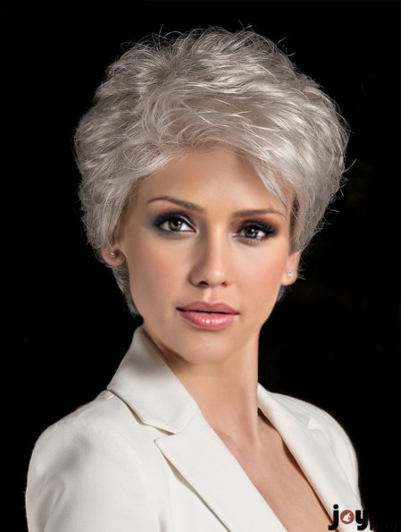 Short Straight Blonde 6 inch Glueless Lace Wigs