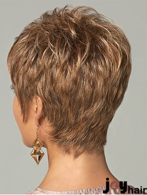 Lightweight Short Brown Wig