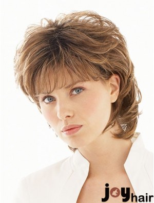 Wavy Brown Good Short Classic Wigs