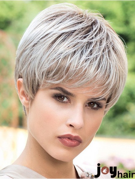 Fashion 6 inch Straight Boycuts Short Wigs