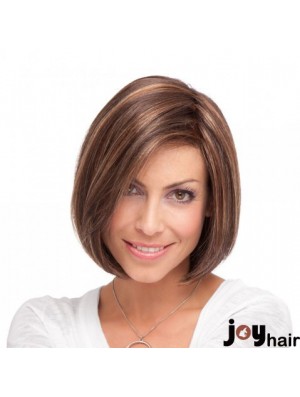 Lace Front Chin Length Straight Brown Incredible Bob Wigs