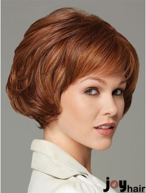 Wavy Auburn New Short Classic Wigs