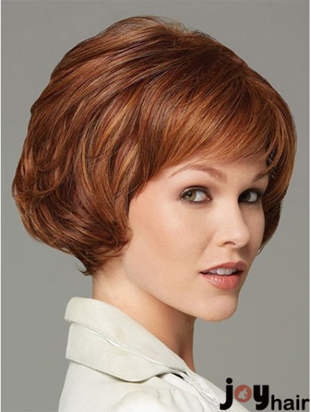 Wavy Auburn New Short Classic Wigs