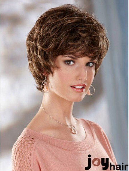 Wavy Brown Online Short Classic Wigs